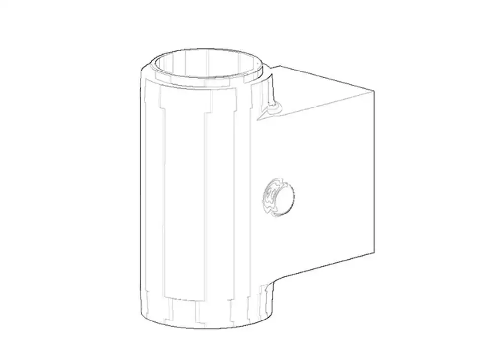 DORNBRACHT Anschluss ERSATZTEILE 091103054 31,5 x 62 x 57 mm Messing gebürstet (23kt Gold), 091103054-28 Galeriebild 1
